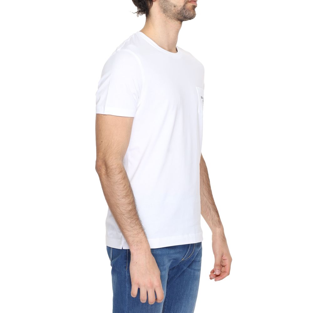U.S. POLO ASSN. White Cotton T-Shirt for Effortless Elegance