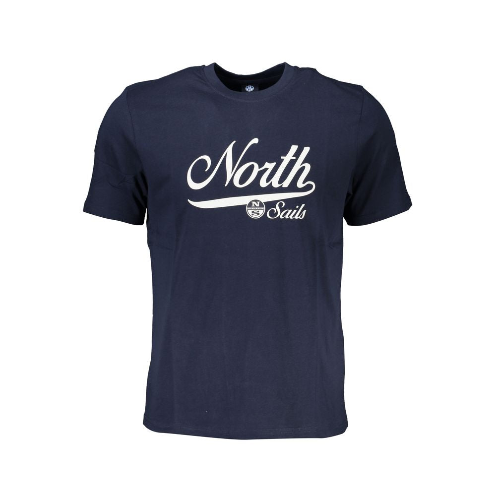 North Sails Blue Cotton T-Shirt for Elevated Casual Style