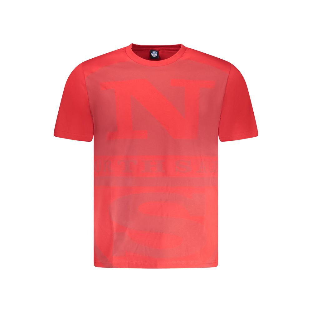 North Sails Red Cotton T-Shirt for Timeless Style