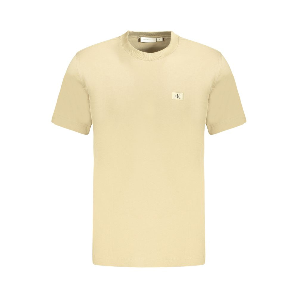 Calvin Klein Green Cotton T-Shirt for Effortless Elegance