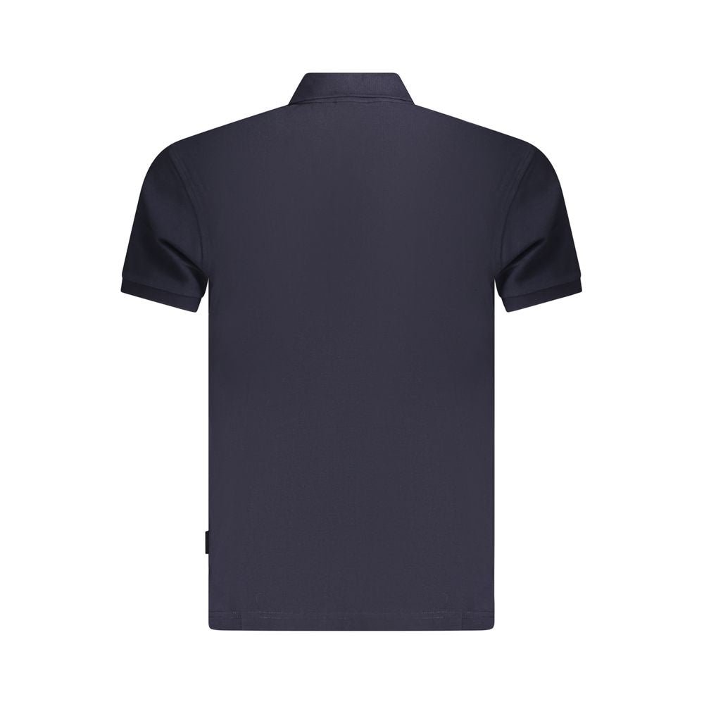Napapijri Blue Cotton Polo Shirt for Elevated Style