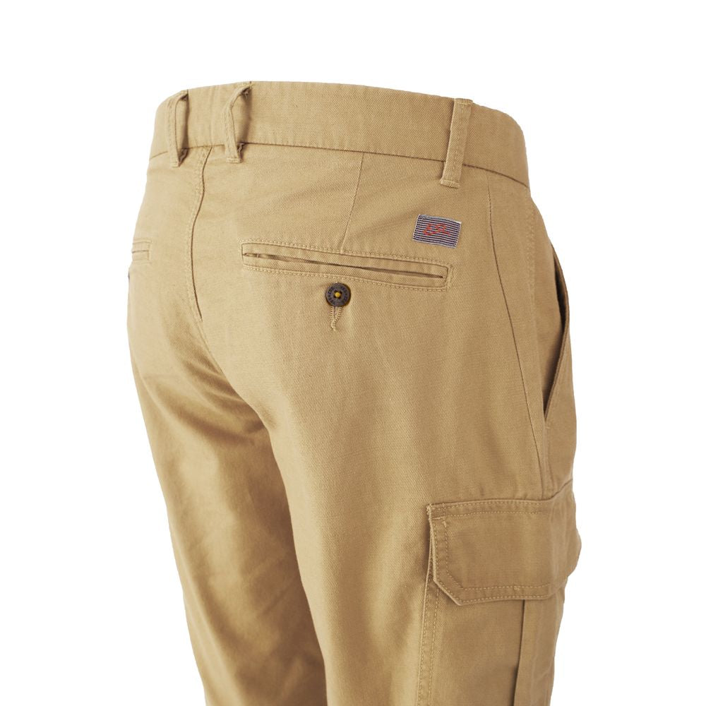 Yes Zee Beige Cotton Short for Elevated Casual Elegance