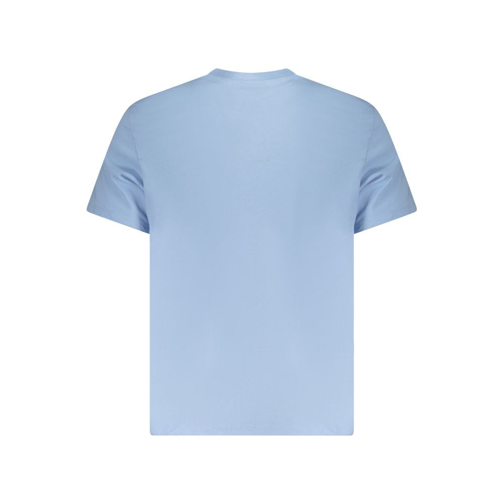 Calvin Klein Light Blue Cotton T-Shirt for Effortless Style