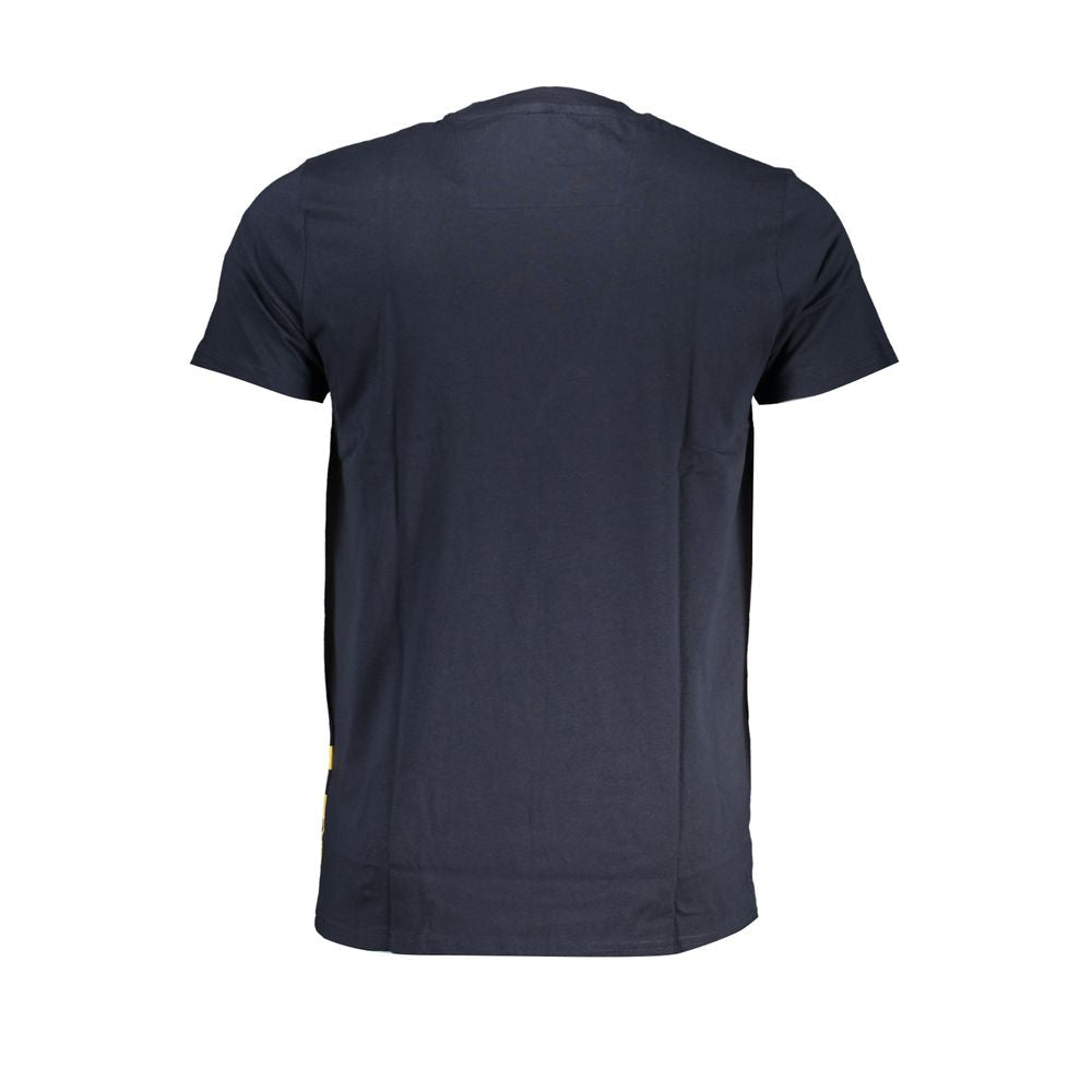 Cavalli Class Blue Cotton T-Shirt for Elevated Casual Style