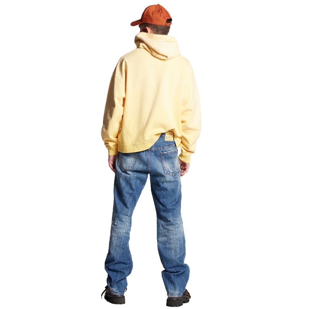 Dsquared² Blue Cotton Jeans For Effortless Elegance