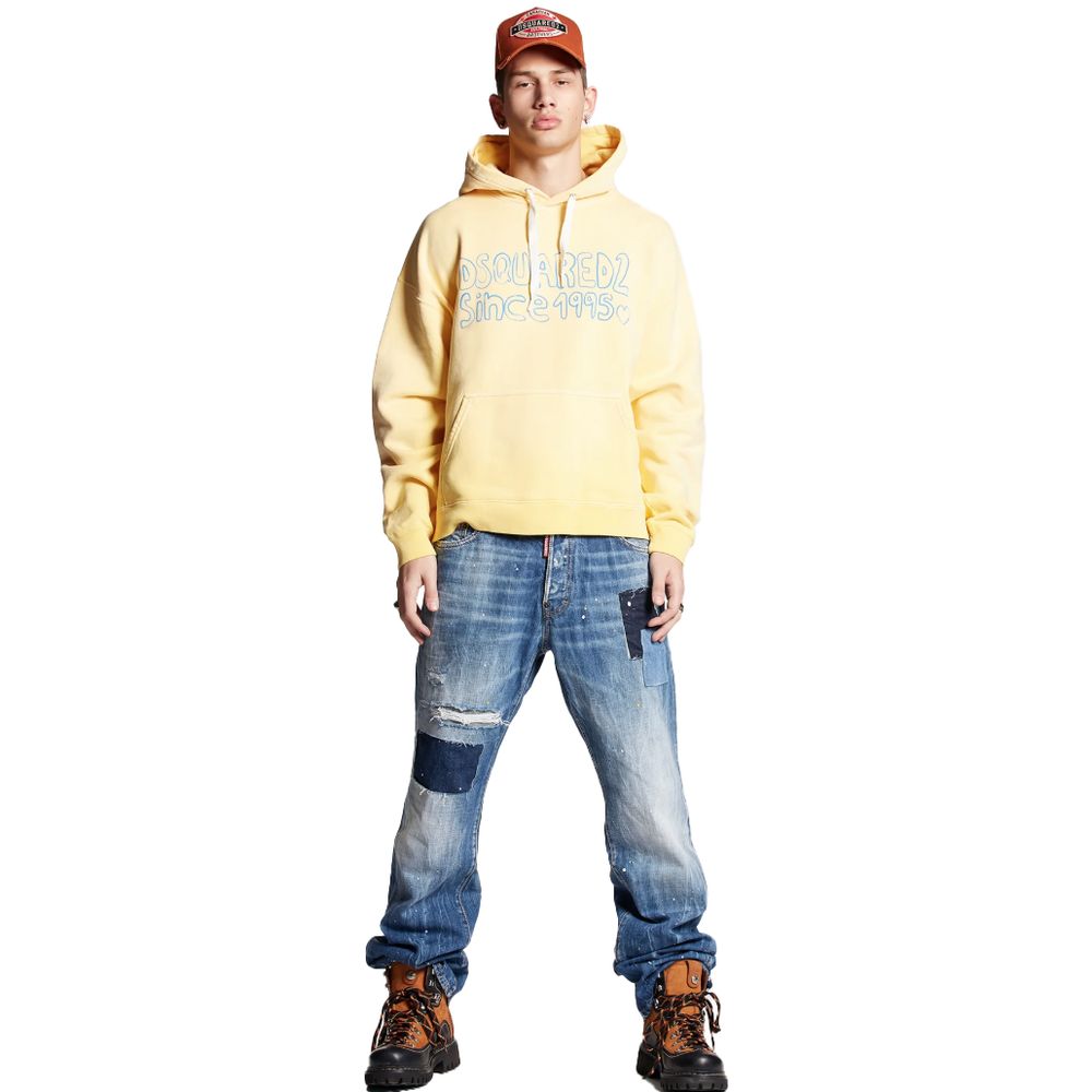 Dsquared² Blue Cotton Jeans For Effortless Elegance