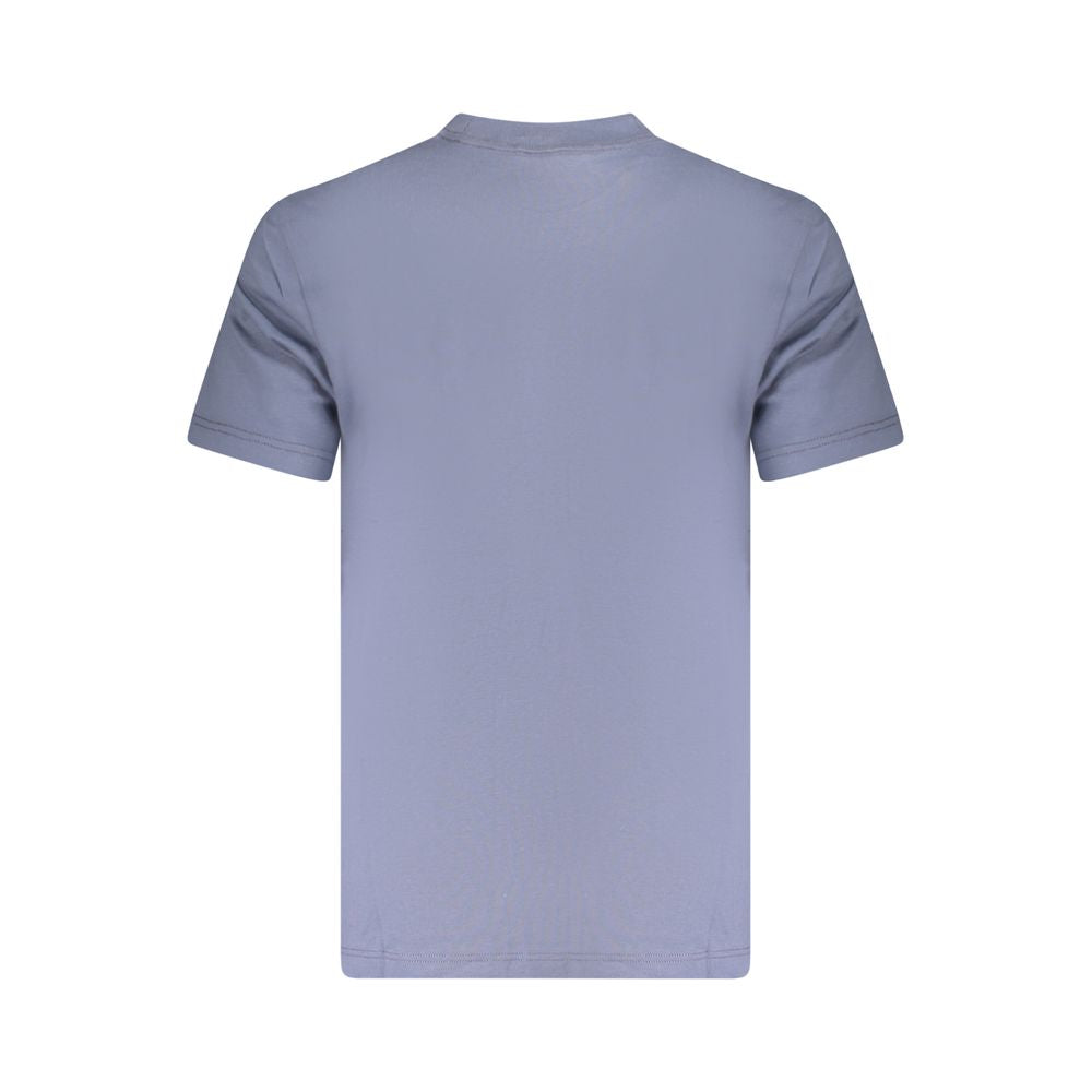 Calvin Klein Blue Cotton T-Shirt - Effortless Elegance