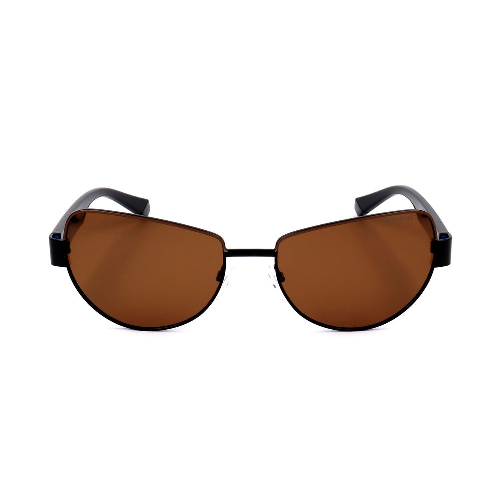 Polaroid Black Polycarbonate Sunglasses - Timeless Elegance