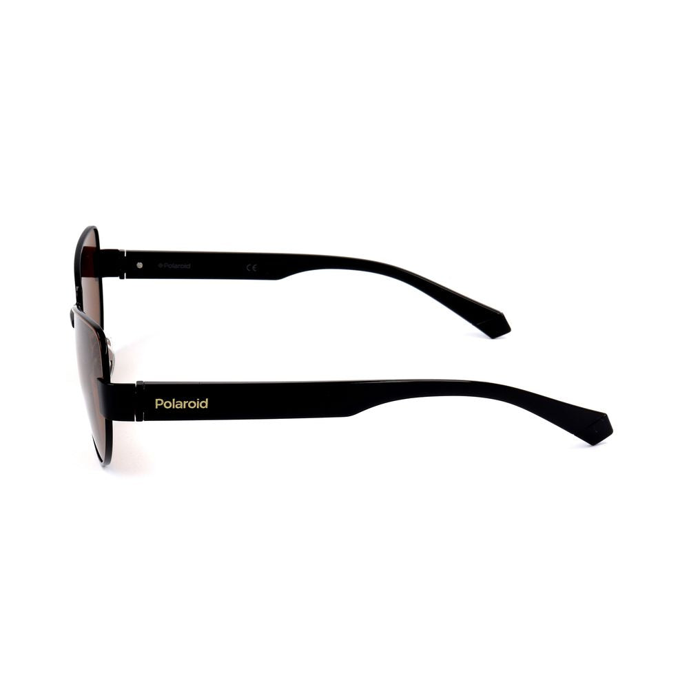 Polaroid Black Polycarbonate Sunglasses - Timeless Elegance