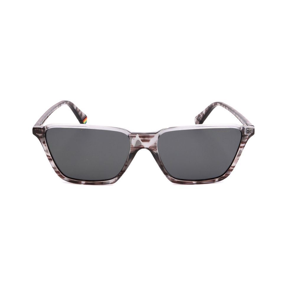 Polaroid Gray Polycarbonate Sunglasses for Elevated Style