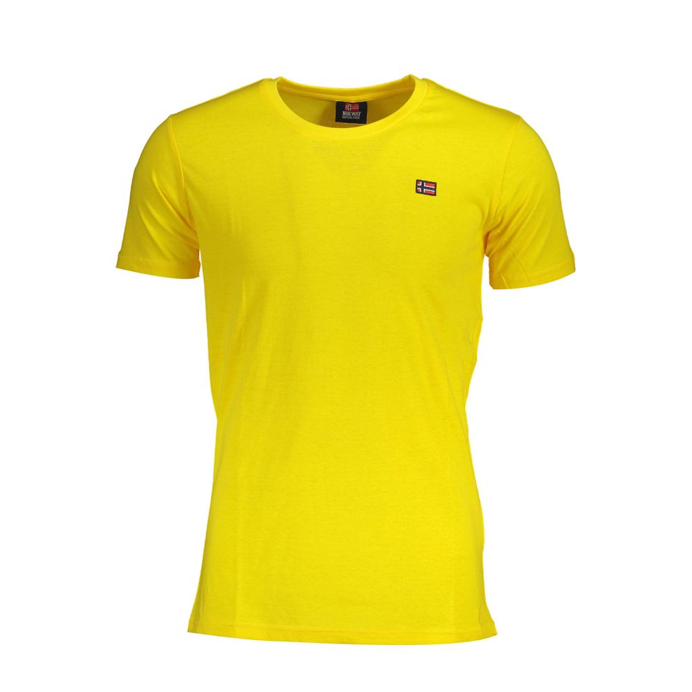 Norway 1963 Yellow Cotton T-Shirt - Effortless Elegance