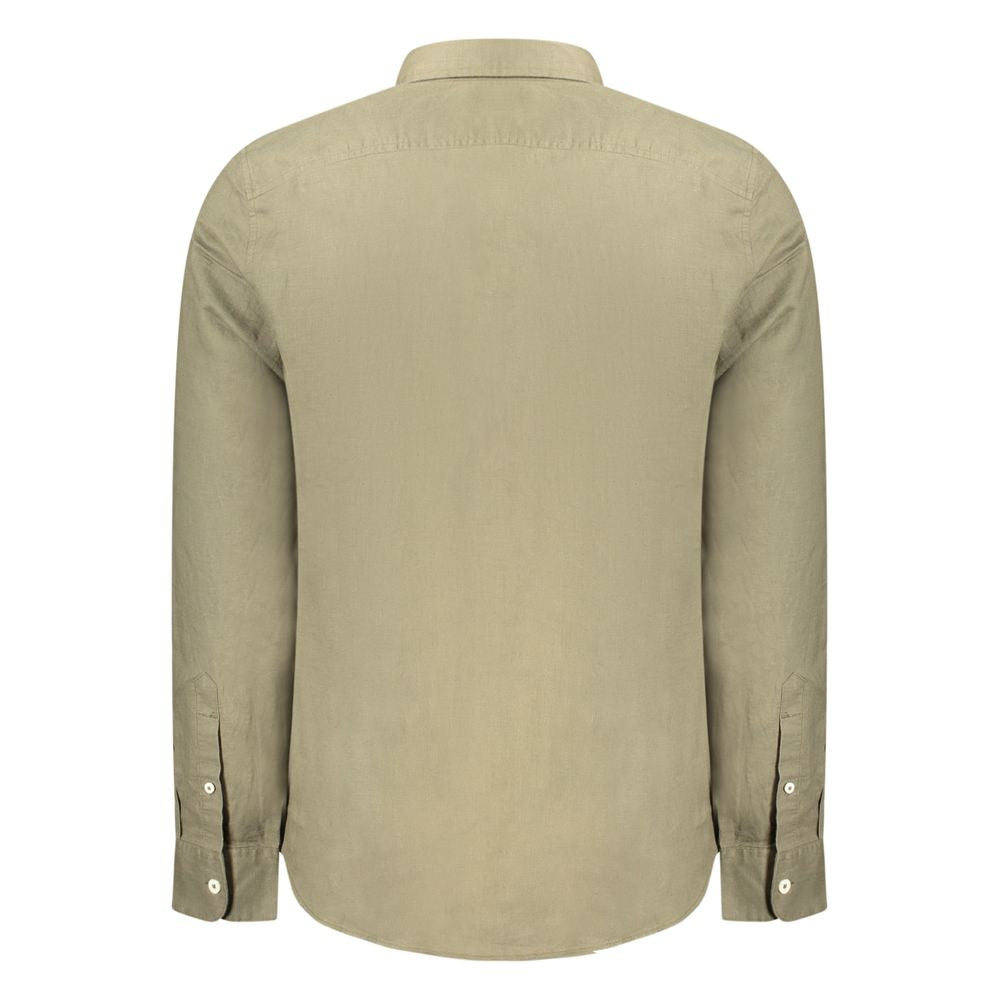 Timberland Green Cotton Shirt – Effortless Sophistication