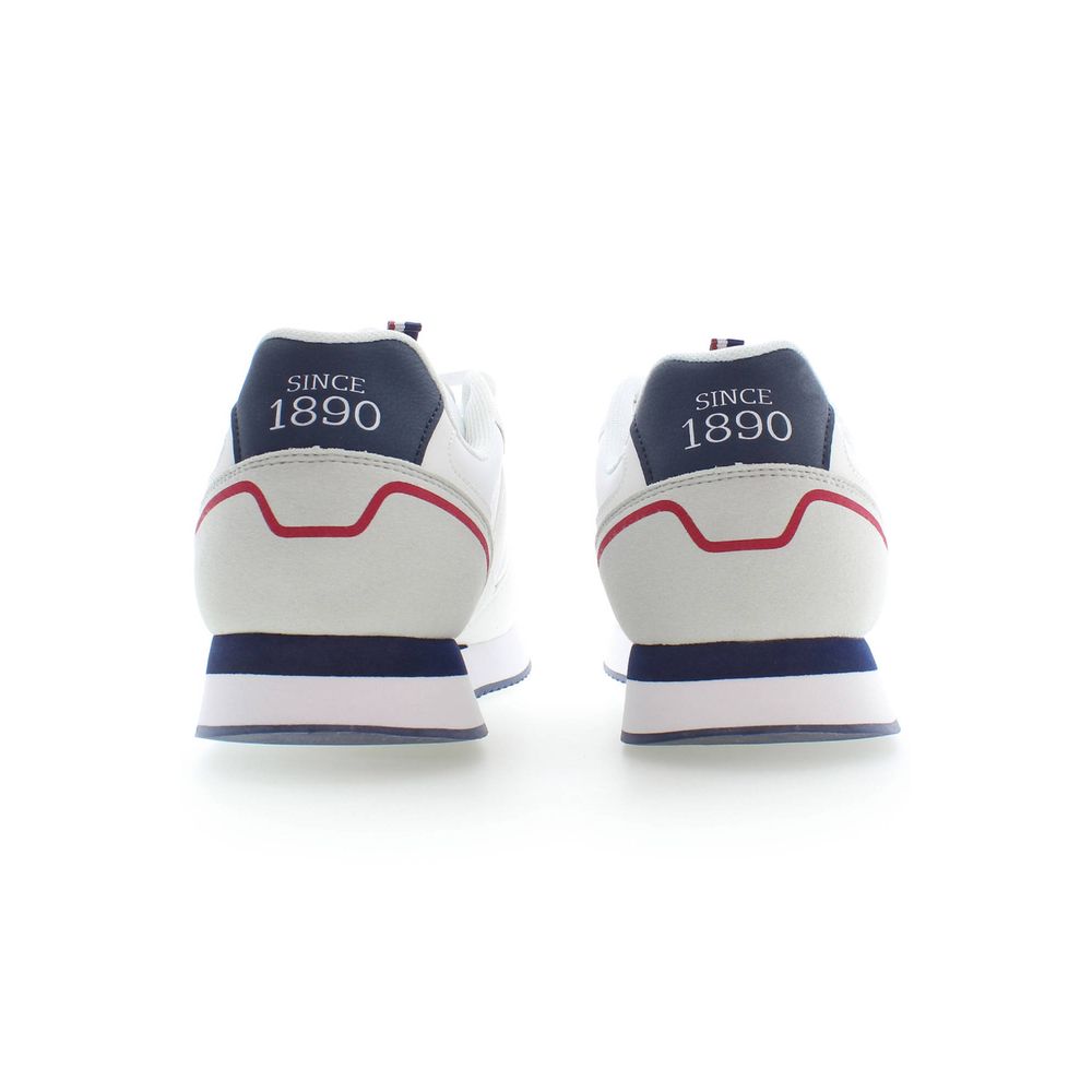 U.S. POLO ASSN. White Leather Sneakers for Effortless Elegance
