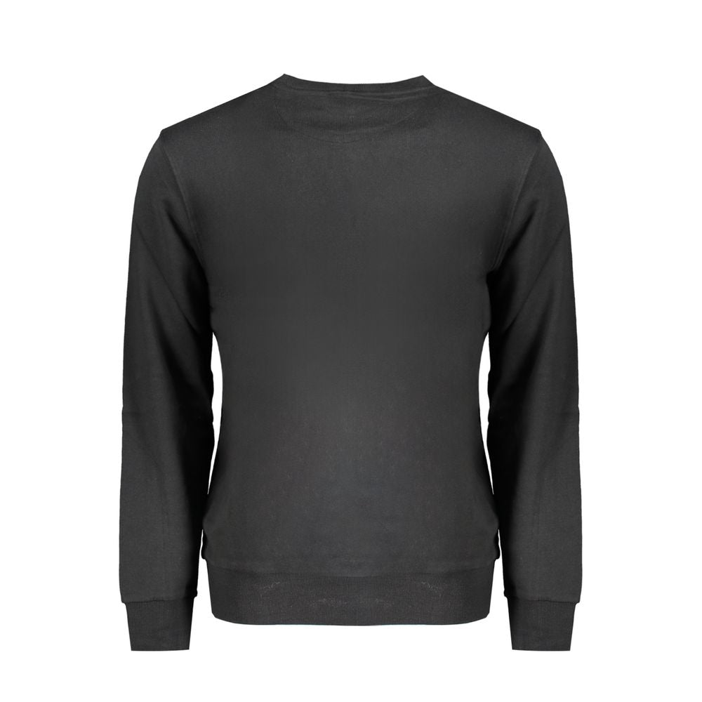 North Sails Black Cotton Sweater for Timeless Elegance