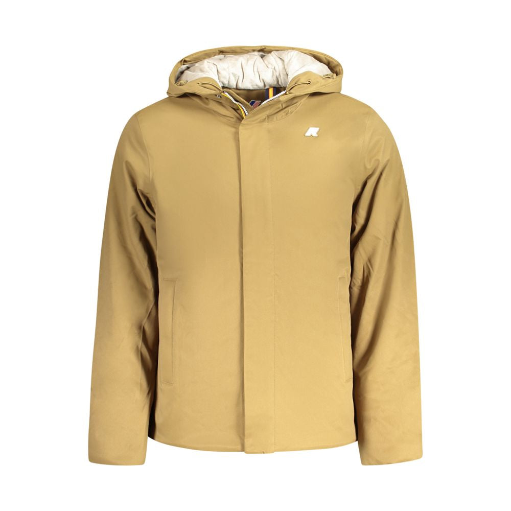 K-WAY Brown Cotton Jacket with Luxurious Craftsmanship