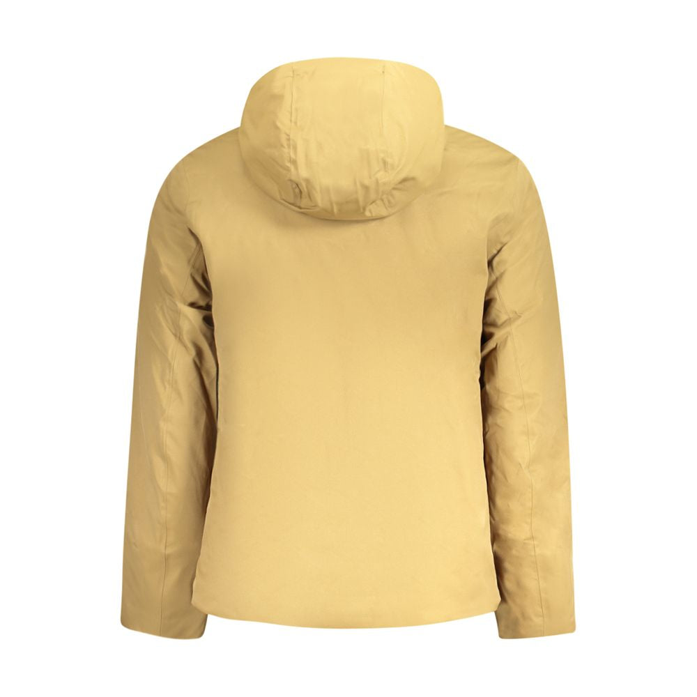 K-WAY Brown Cotton Jacket with Luxurious Craftsmanship