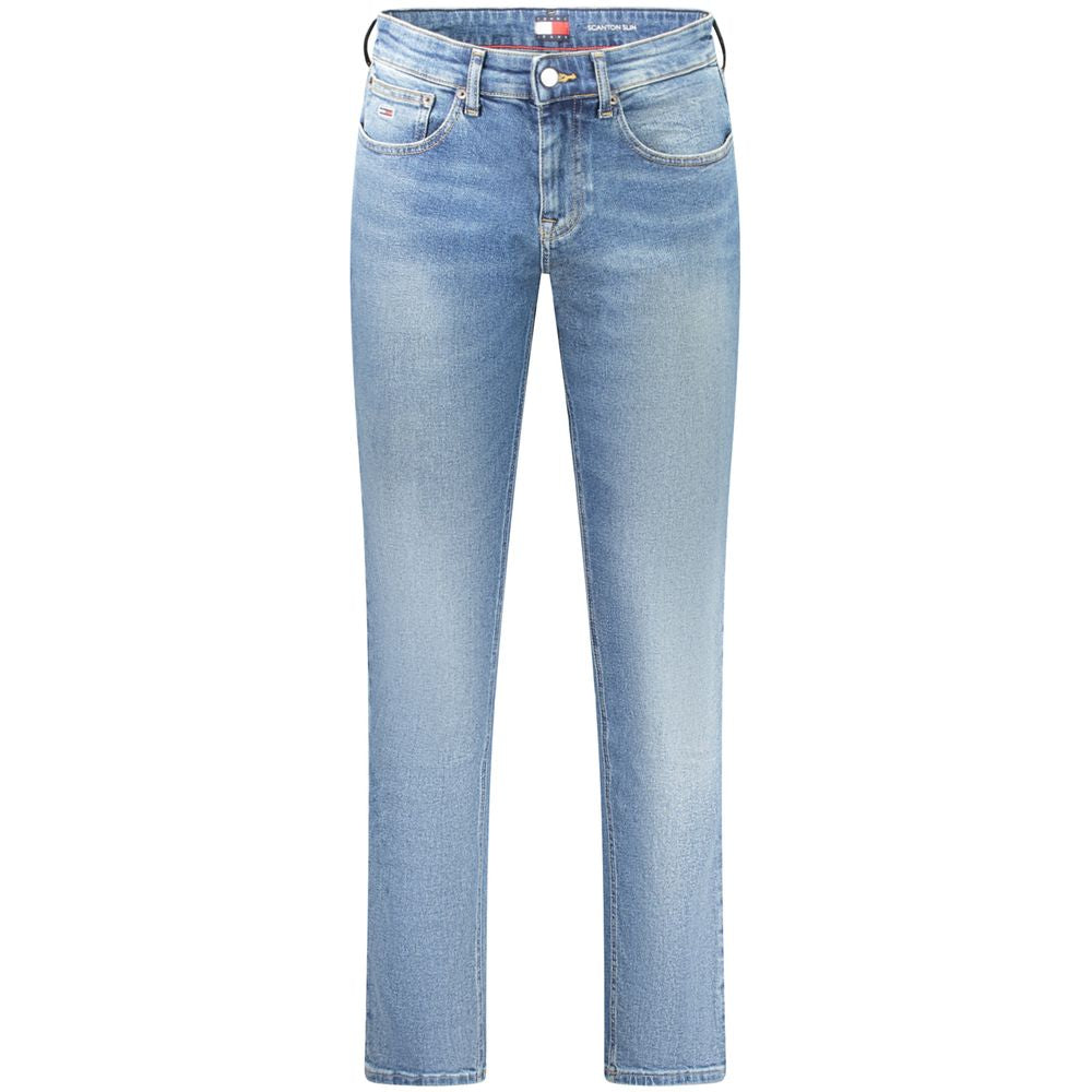 Tommy Hilfiger Blue Cotton Jeans for Elevated Style