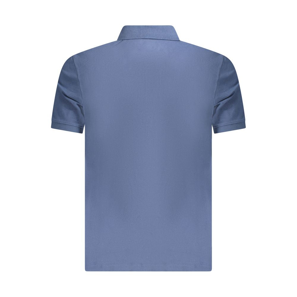 Timberland Blue Cotton Polo Shirt for Elevated Style