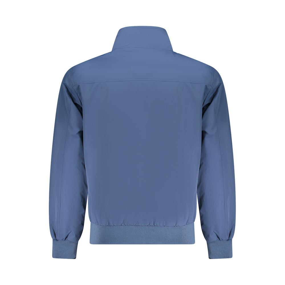 North Sails Blue Cotton Jacket for Effortless Sophistication