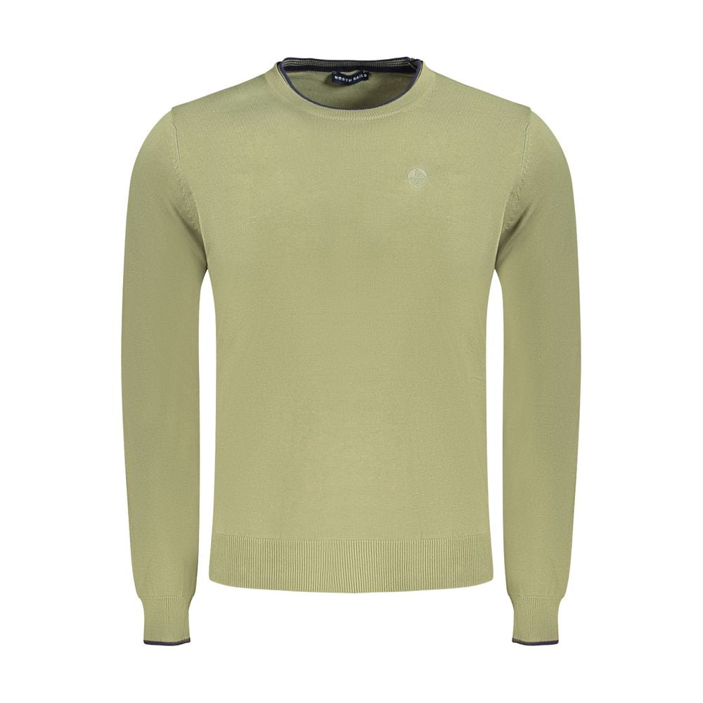 North Sails Green Cotton Sweater for Timeless Elegance