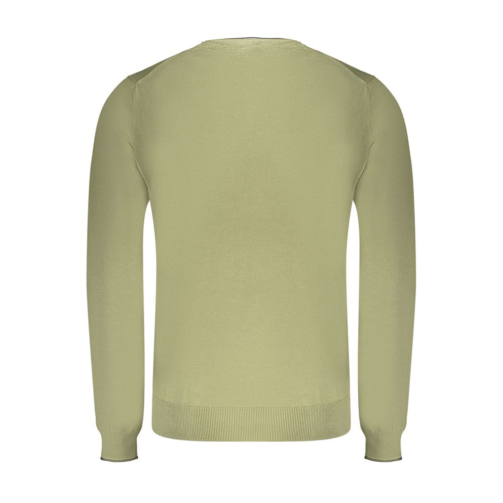 North Sails Green Cotton Sweater for Timeless Elegance