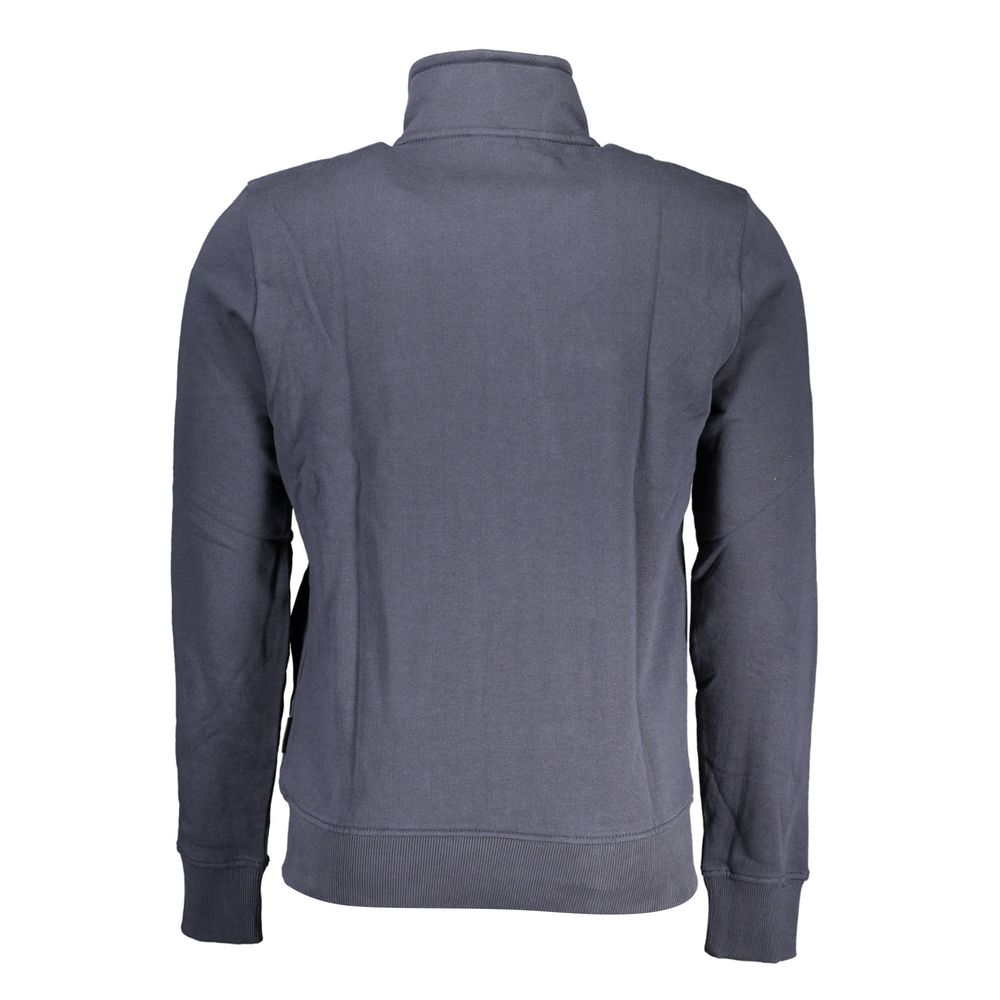 Napapijri Blue Cotton Sweater for Elevated Style