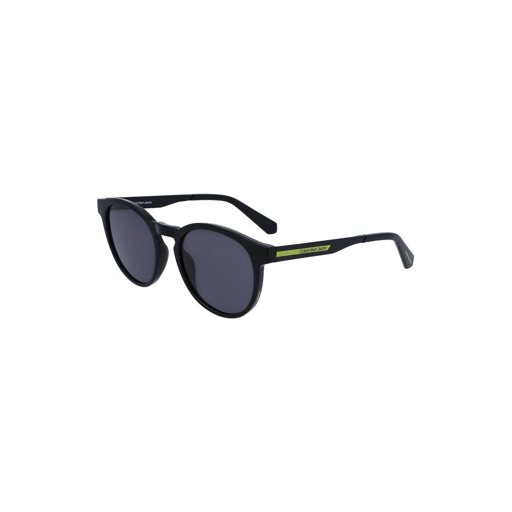 Calvin Klein Black Acetate Sunglasses for Elevated Style
