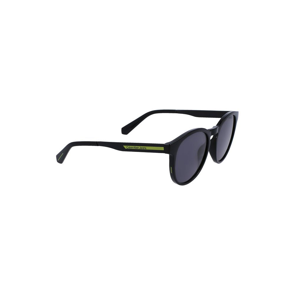 Calvin Klein Black Acetate Sunglasses for Elevated Style