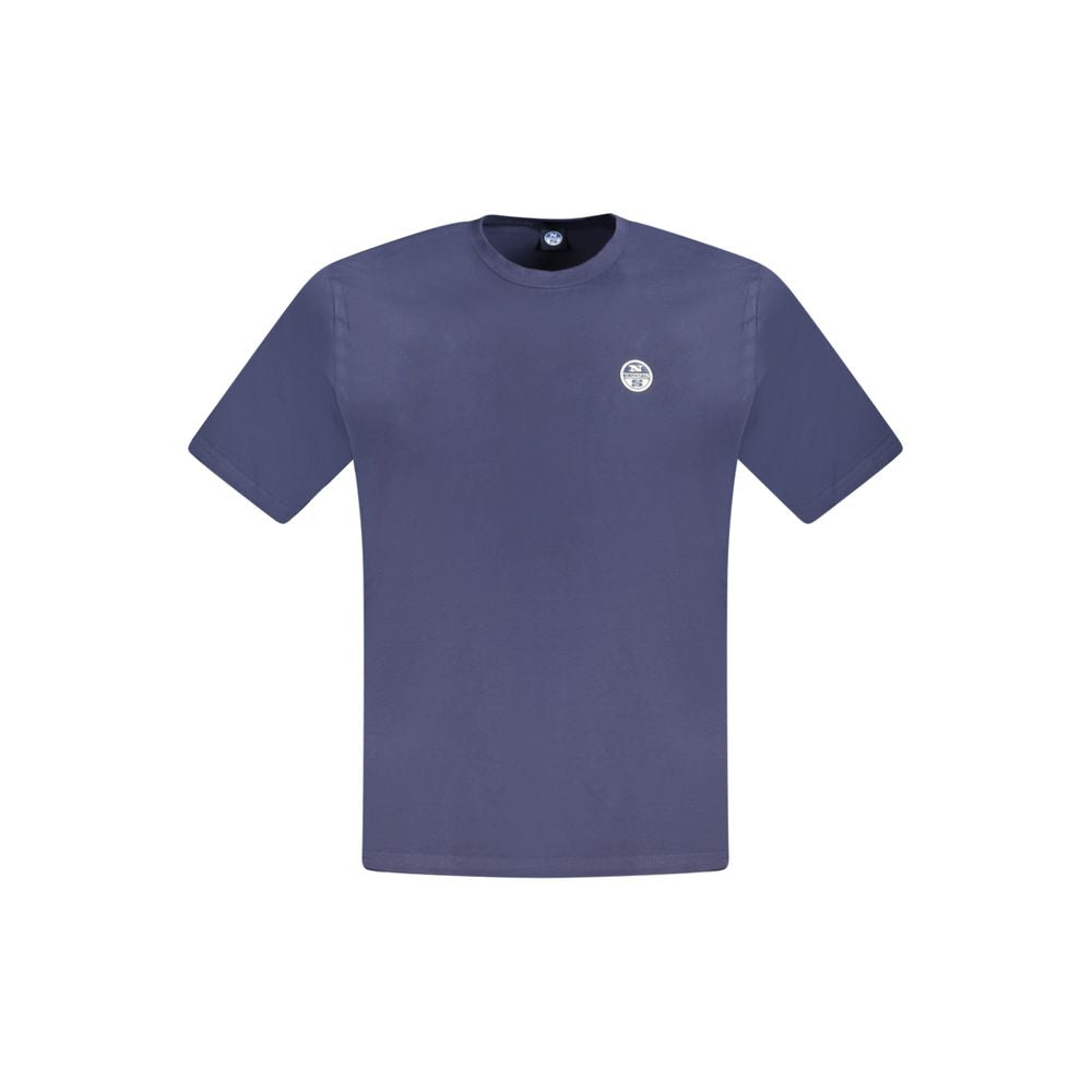 North Sails Blue Cotton T-Shirt for Elevated Style