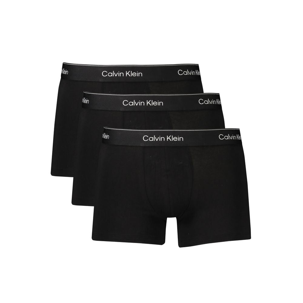 Calvin Klein Black Cotton Underwear for Elevated Comfort