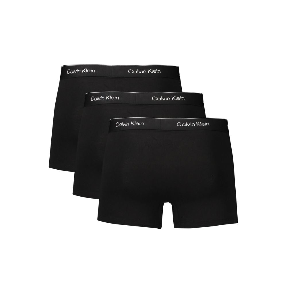 Calvin Klein Black Cotton Underwear for Elevated Comfort
