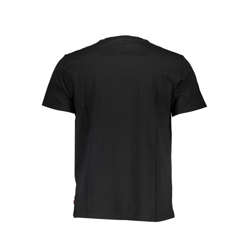 Levi's Black Cotton T-Shirt for Timeless Sophistication