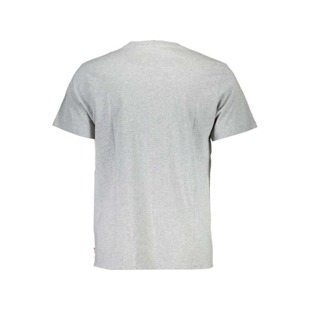 Levi's Gray Cotton T-Shirt for Effortless Style