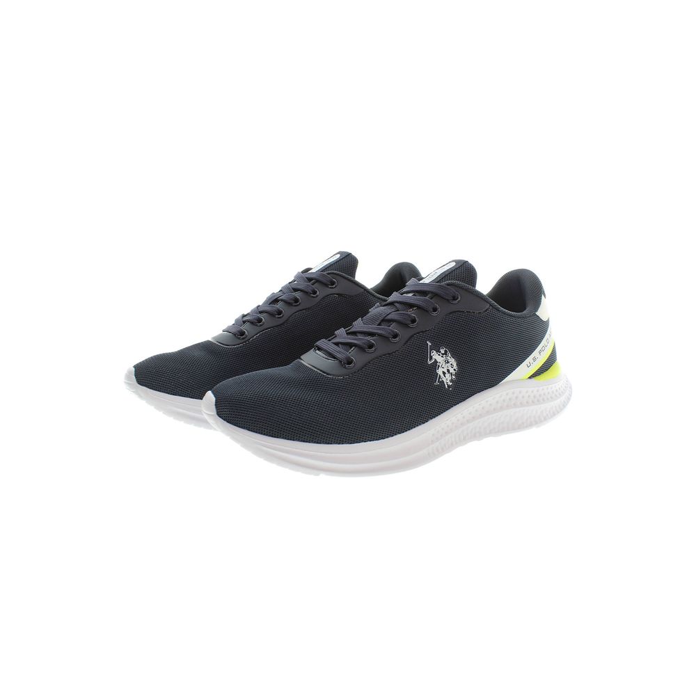 U.S. POLO ASSN. Blue Canvas Casual Sneaker for Elevated Style