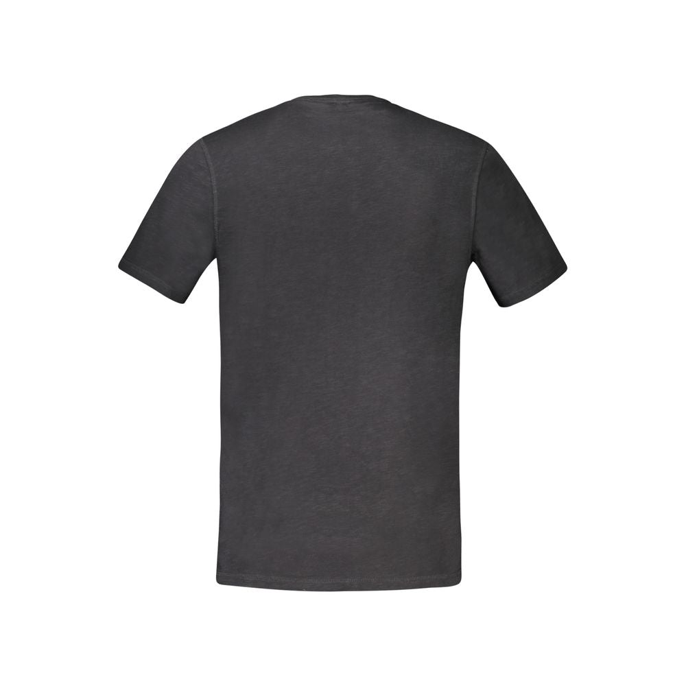 Hugo Boss Black Cotton T-Shirt for Timeless Elegance