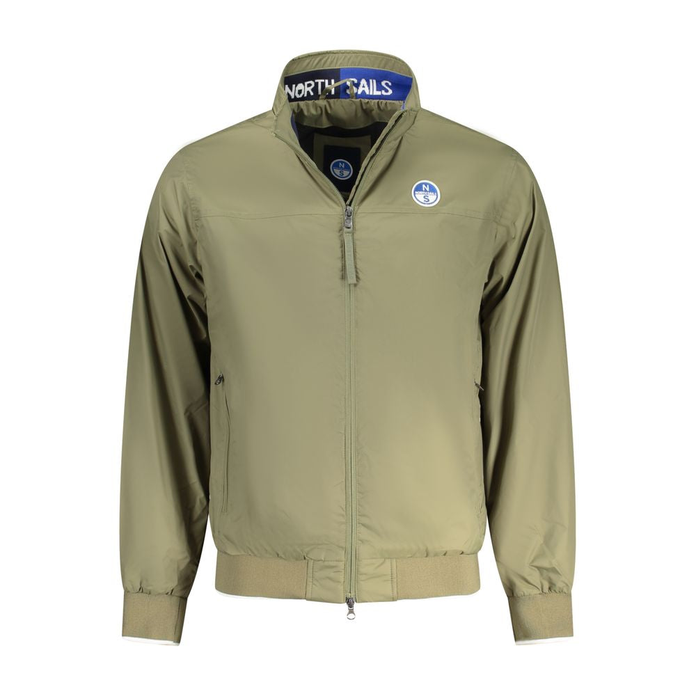 North Sails Green Cotton Jacket for Elevated Sophistication