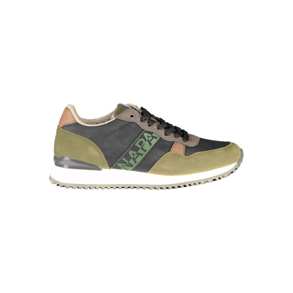 Napapijri Green Leather Sneaker - Contemporary Luxury Footwear