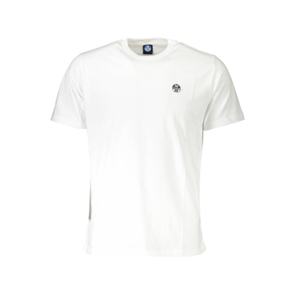 North Sails White Cotton T-Shirt for Effortless Elegance