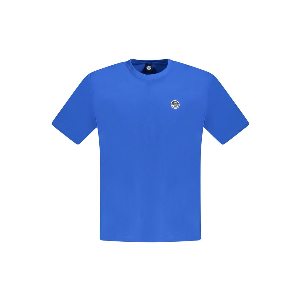 North Sails Blue Cotton T-Shirt for Effortless Elegance