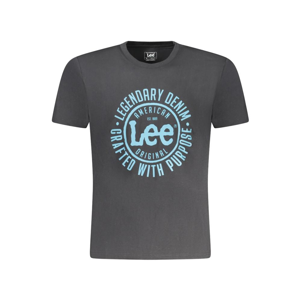 Lee Black Cotton T-Shirt - Effortless Luxury Essential