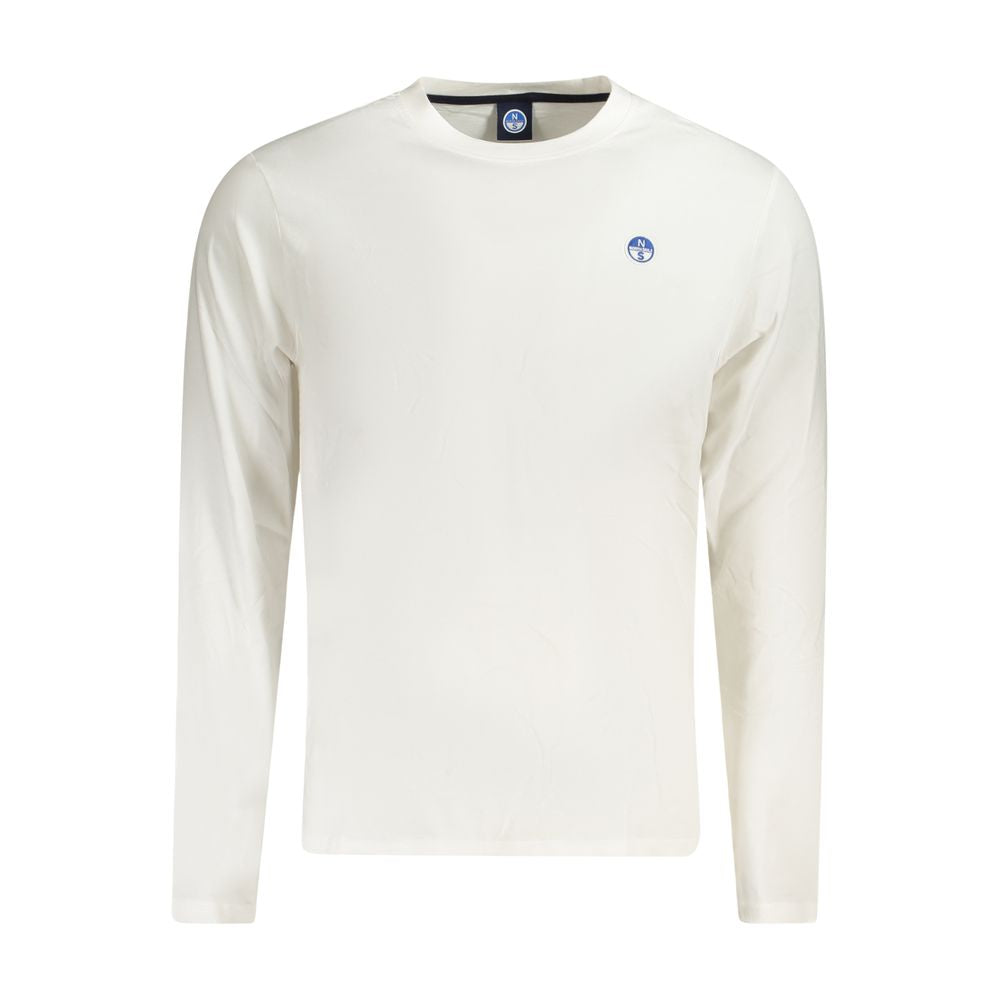 North Sails White Cotton T-Shirt for Effortless Elegance