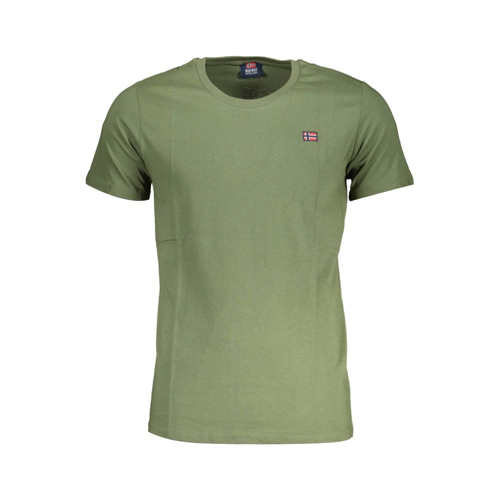 Norway 1963 Green Cotton T-Shirt for Elevated Style