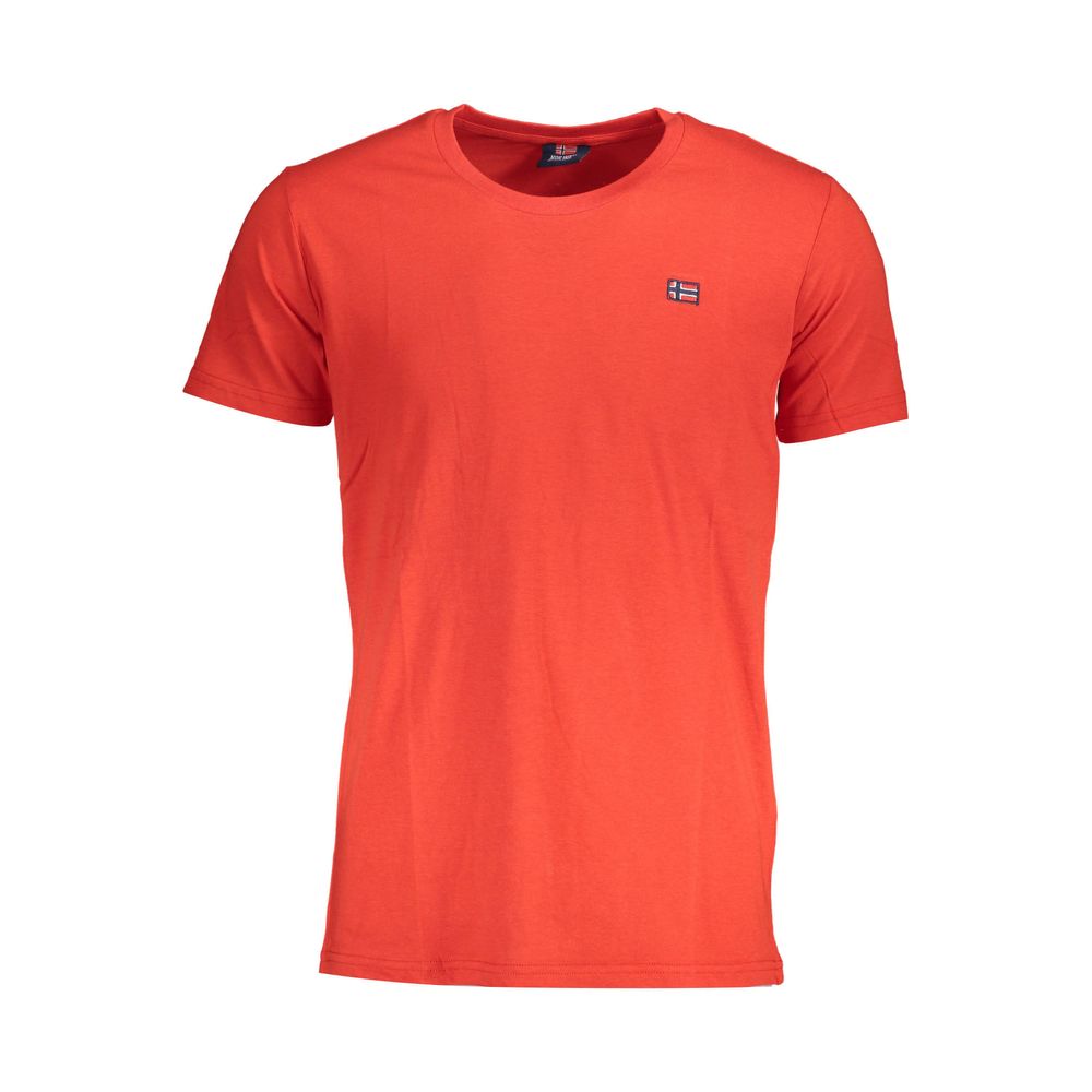 Norway 1963 Red Cotton T-Shirt for Effortless Elegance