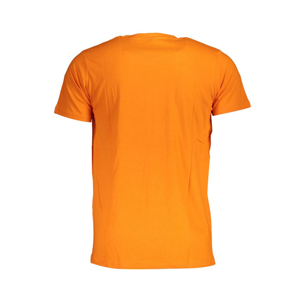 Norway 1963 Orange Cotton T-Shirt for Refined Elegance