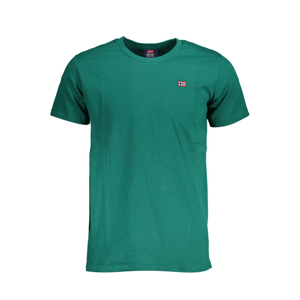 Norway 1963 Green Cotton T-Shirt for Elevated Style