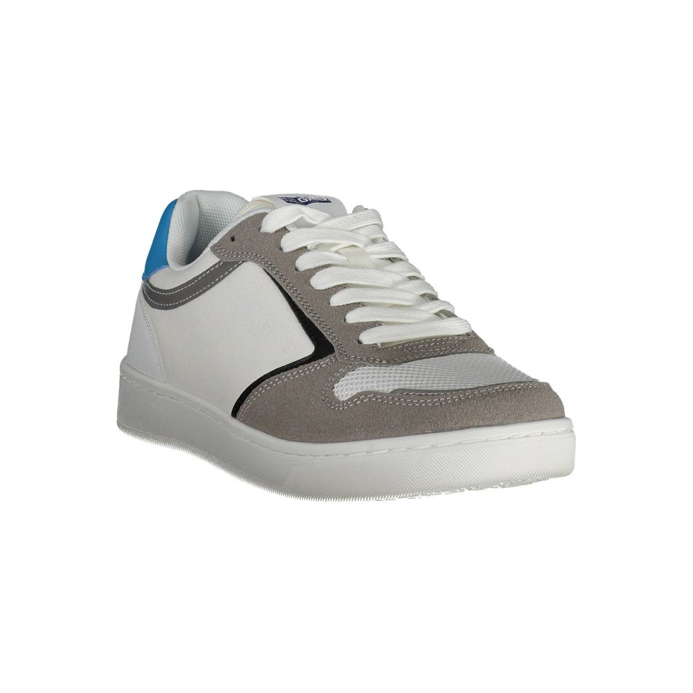 Gas White Leather Sneaker - Contemporary Luxury Footwear
