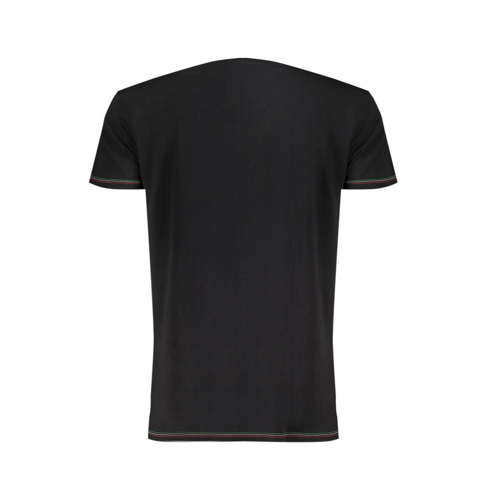 Aeronautica Militare Black Cotton T-Shirt for Ultimate Comfort