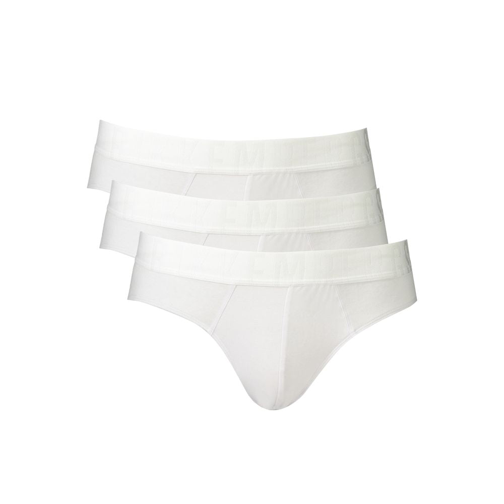 Bikkembergs White Cotton Underwear for Elevated Everyday Luxury