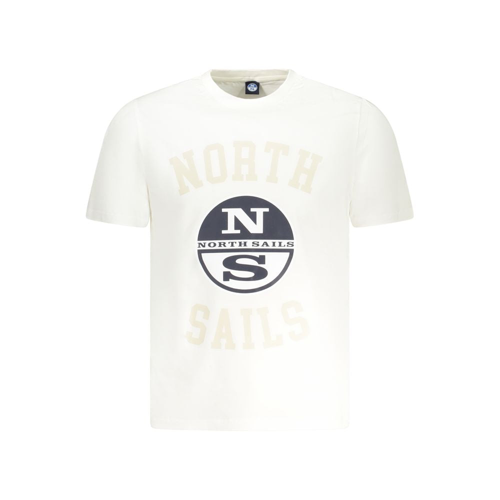 North Sails White Cotton TShirt for Effortless Elegance