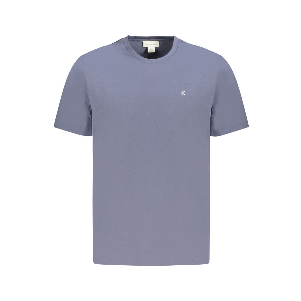 Calvin Klein Blue Cotton T-Shirt for Elevated Everyday Style